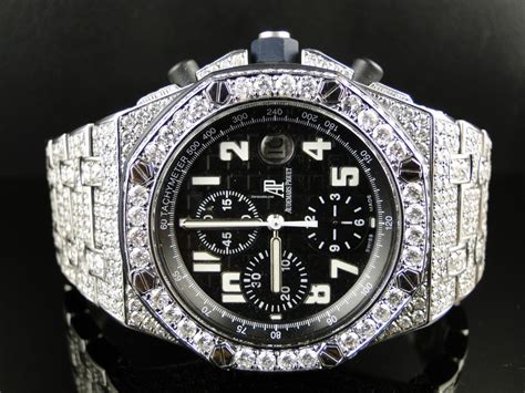 fake audemars piguet iced out|audemars piguet iced out skeleton.